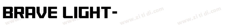 Brave Light字体转换